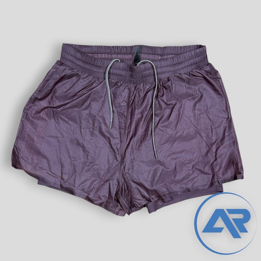 adidas x Hermanos Koumori Adi365 2in1 Shorts 5" Men's Size L KB8431 Shadow Fig